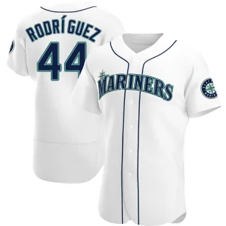 Authentic Men's Julio Rodriguez Seattle Mariners Home Jersey - White