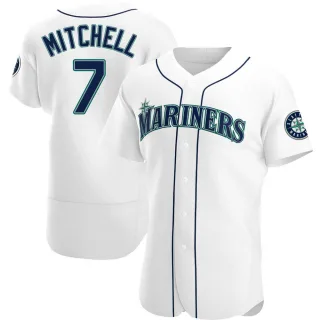 Authentic Men's Kevin Mitchell Seattle Mariners Home Jersey - White