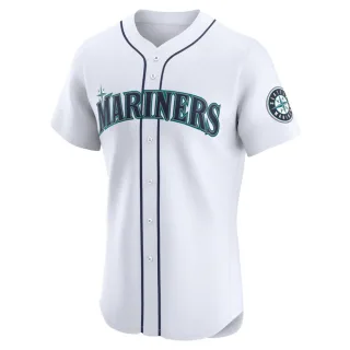 Elite Men's Eduard Bazardo Seattle Mariners Home Jersey - White