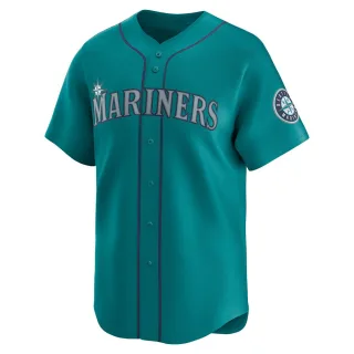 Limited Men's Kevin Mitchell Seattle Mariners Alternate Jersey - Aqua