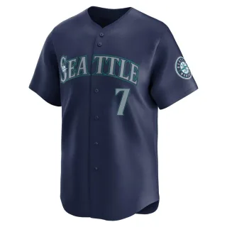 Limited Men's Kevin Mitchell Seattle Mariners Road Jersey - Navy