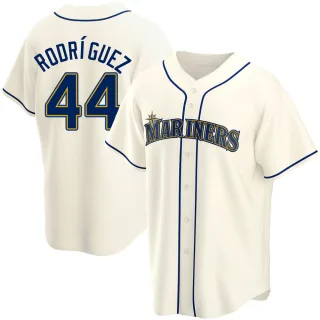 Women's Julio Rodriguez Seattle Mariners Authentic Cream Alternate Jersey