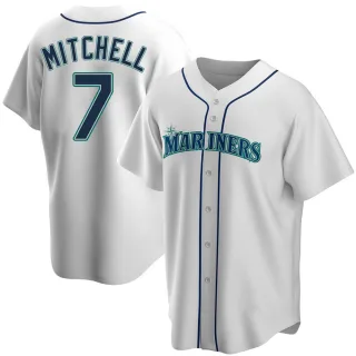 Replica Men's Kevin Mitchell Seattle Mariners Home Jersey - White