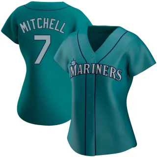 Replica Women's Kevin Mitchell Seattle Mariners Alternate Jersey - Aqua