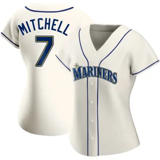 Replica Women's Kevin Mitchell Seattle Mariners Alternate Jersey - Cream